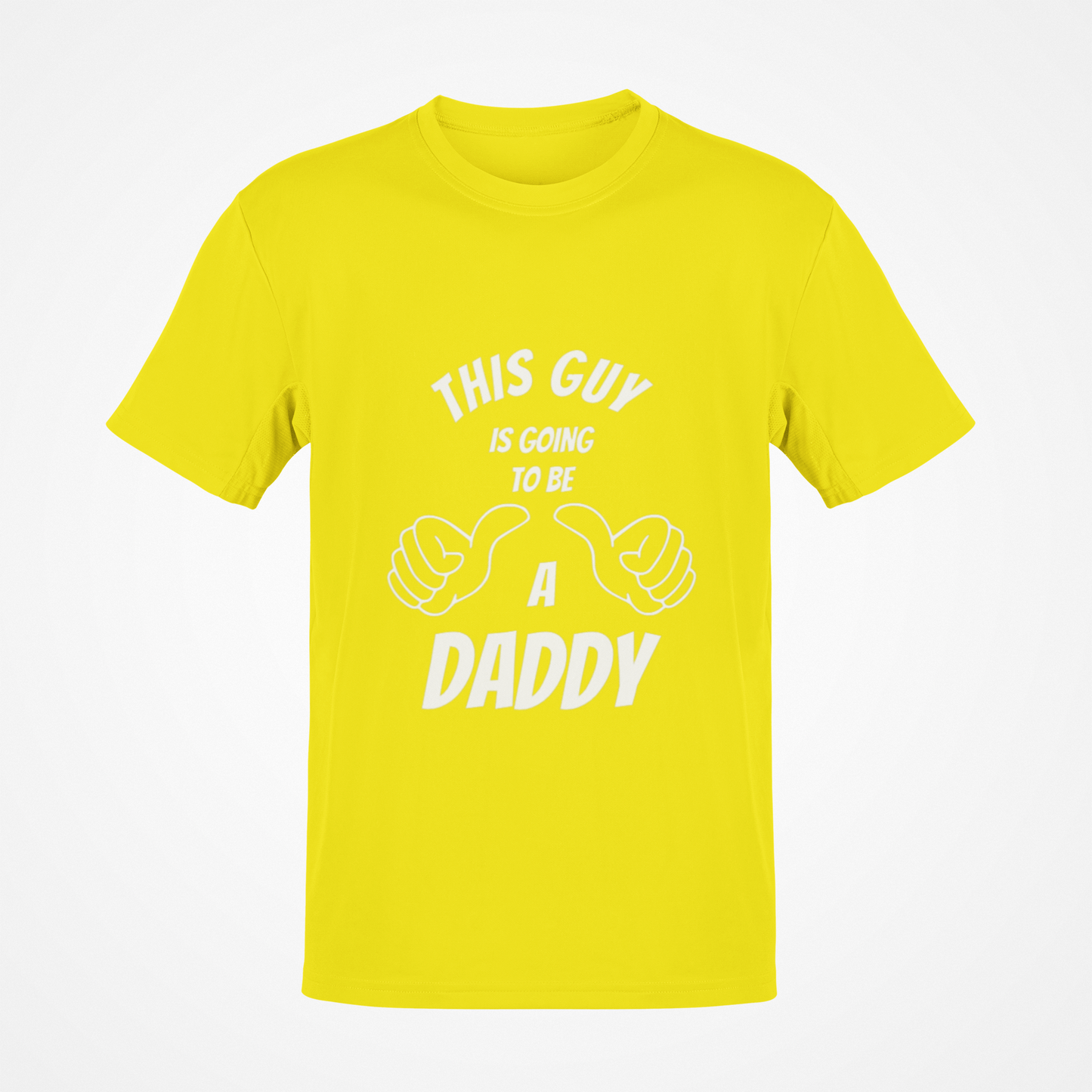 This Guy Is Going To Be A Daddy (White Text) T-Shirt