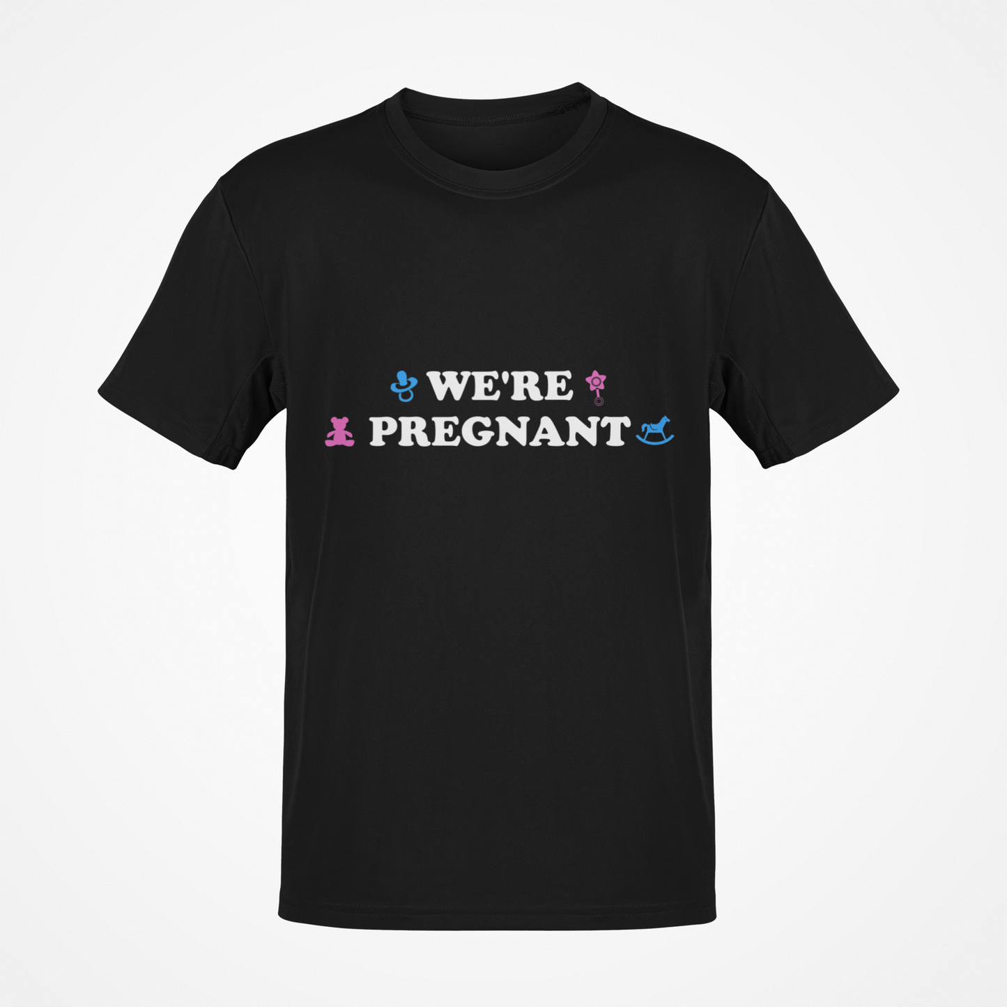 Camiseta Estamos Embarazadas (Texto Blanco)