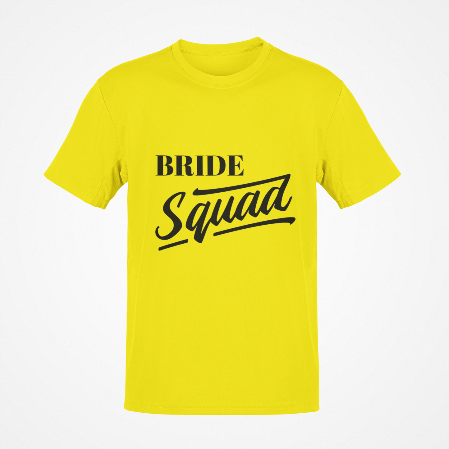 Camiseta Bride Squad (texto negro)