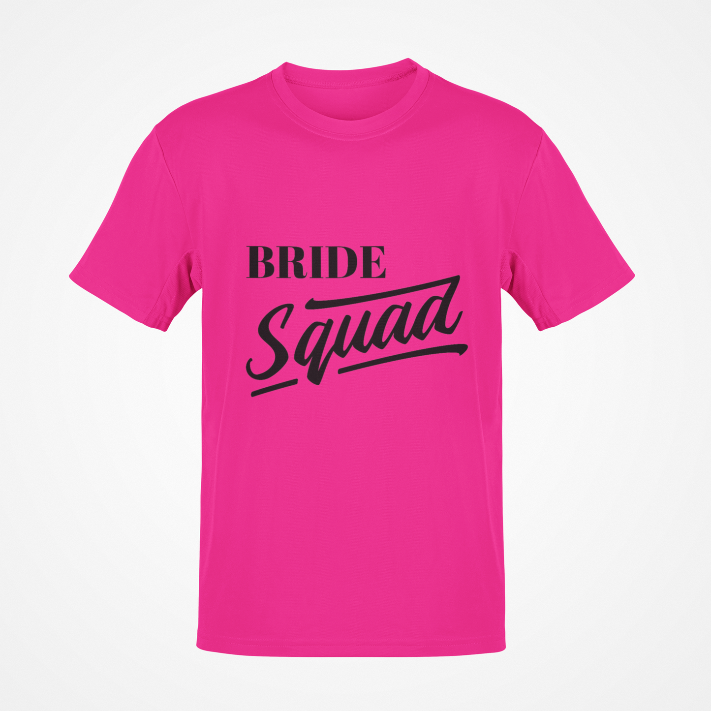 Camiseta Bride Squad (texto negro)