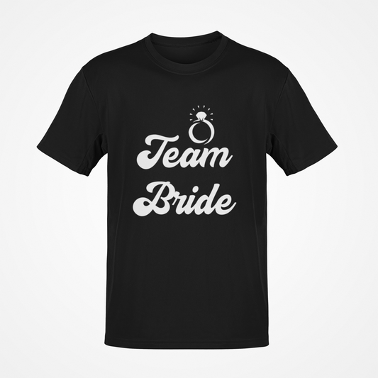 Camiseta Team Bride (texto blanco)