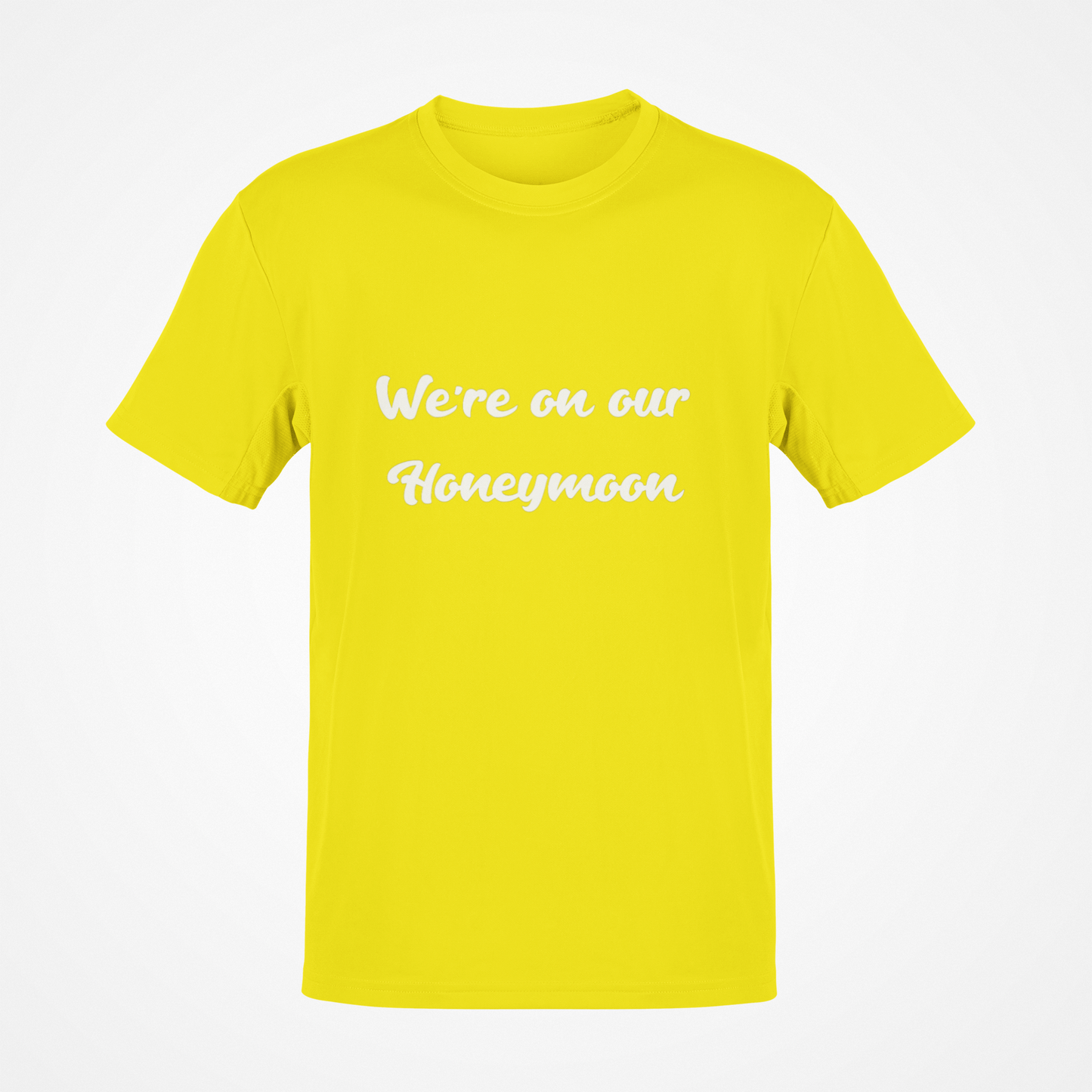 Estamos en nuestra luna de miel (texto blanco) Camiseta