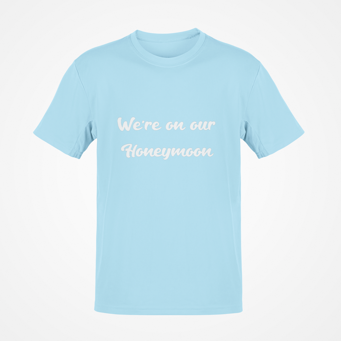 Estamos en nuestra luna de miel (texto blanco) Camiseta