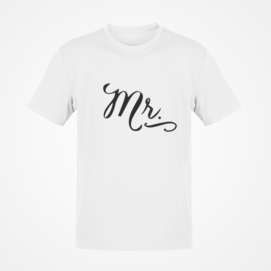 Camisetas Mr &amp; Mrs Pareja