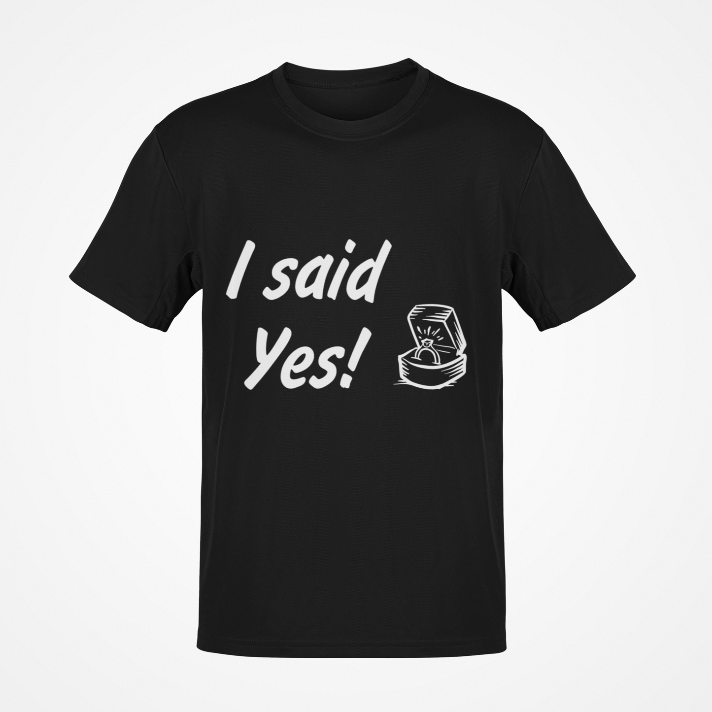 ¡Ella dijo que sí! &amp; ¡Dije si! Pareja Camisetas