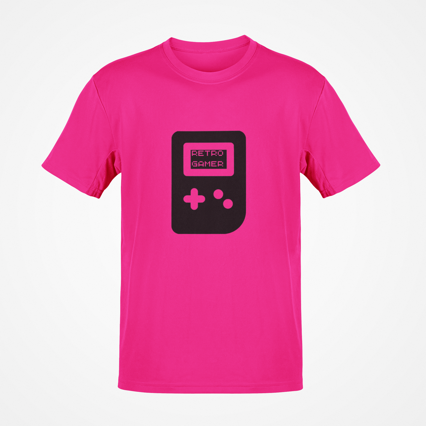 Retro Handheld Gamer (Black) T-Shirt