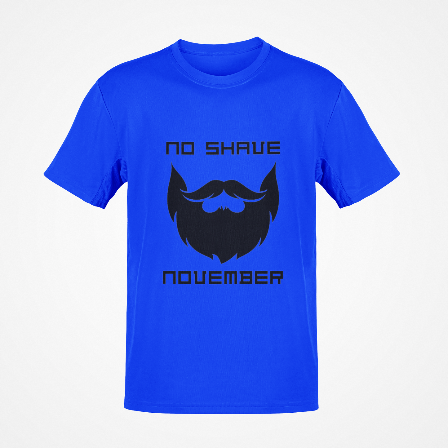 No Shave November Full Beard (Black) T-Shirt